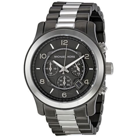 michael kors mk8182|michael kors black chronograph watch.